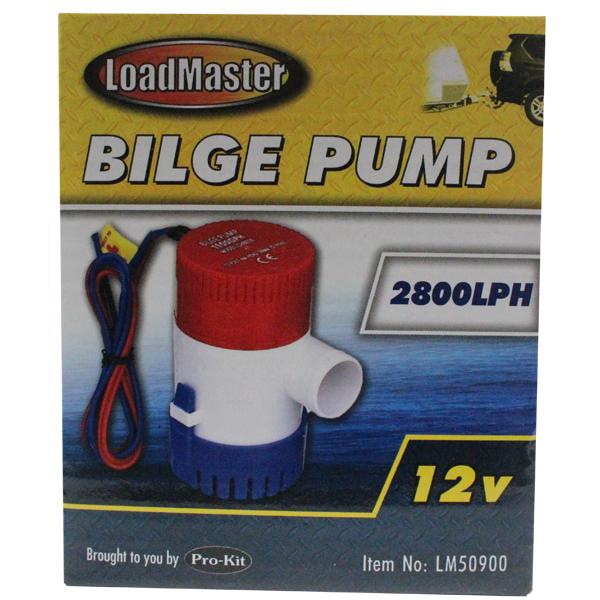 PK Tools Bilge Pump 2800LPH 12V Submersible