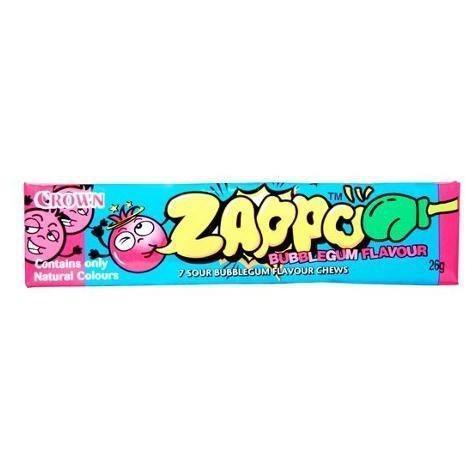 Zappo Bubblegum Flavour Chews 29g