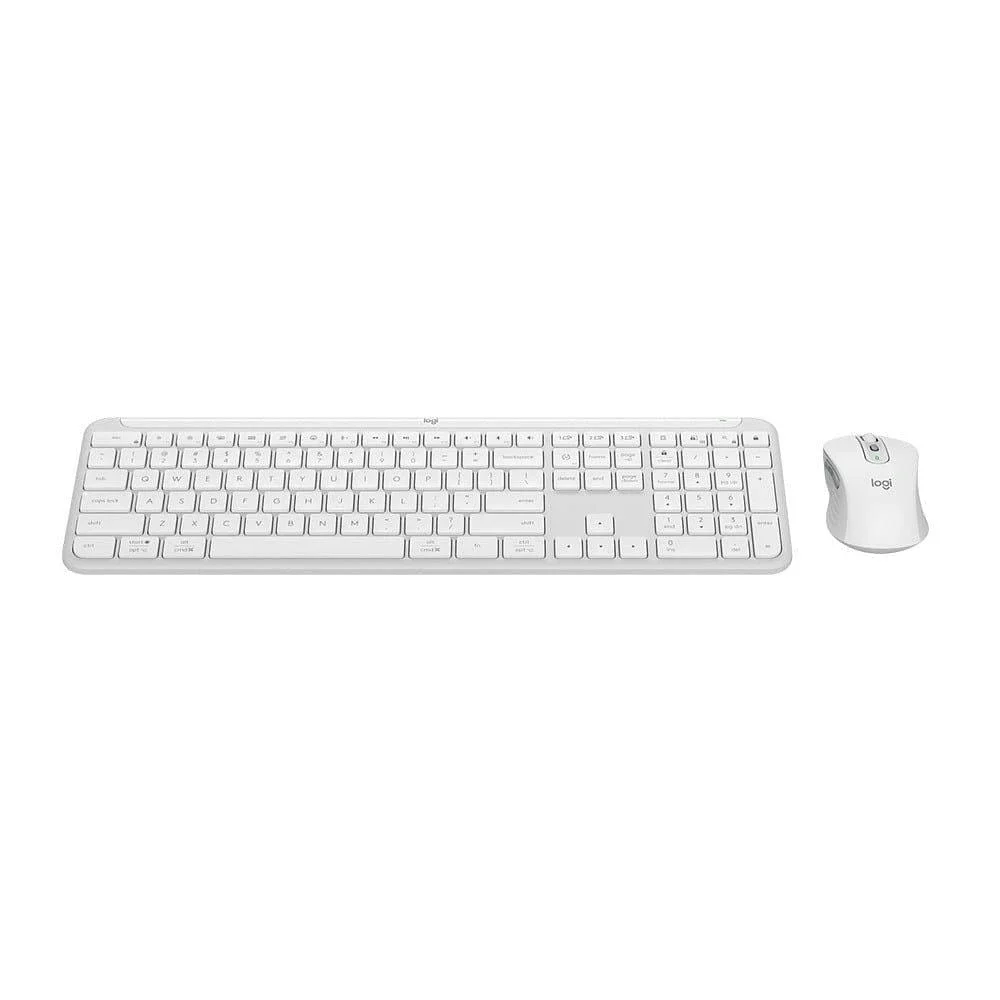 Logitech Slim Wireless Keyboard and Mouse MK950 - White [920-012476]