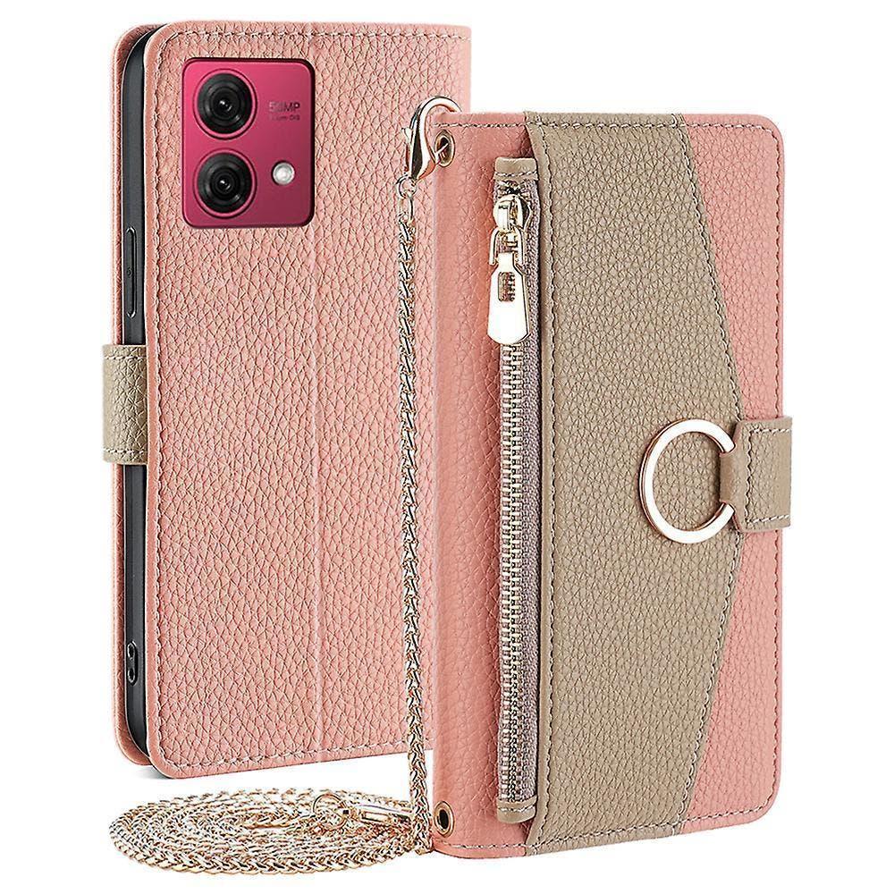 For Motorola Moto G84 5g Case Pu Leather Stand Crossbody Wallet Phone Cover