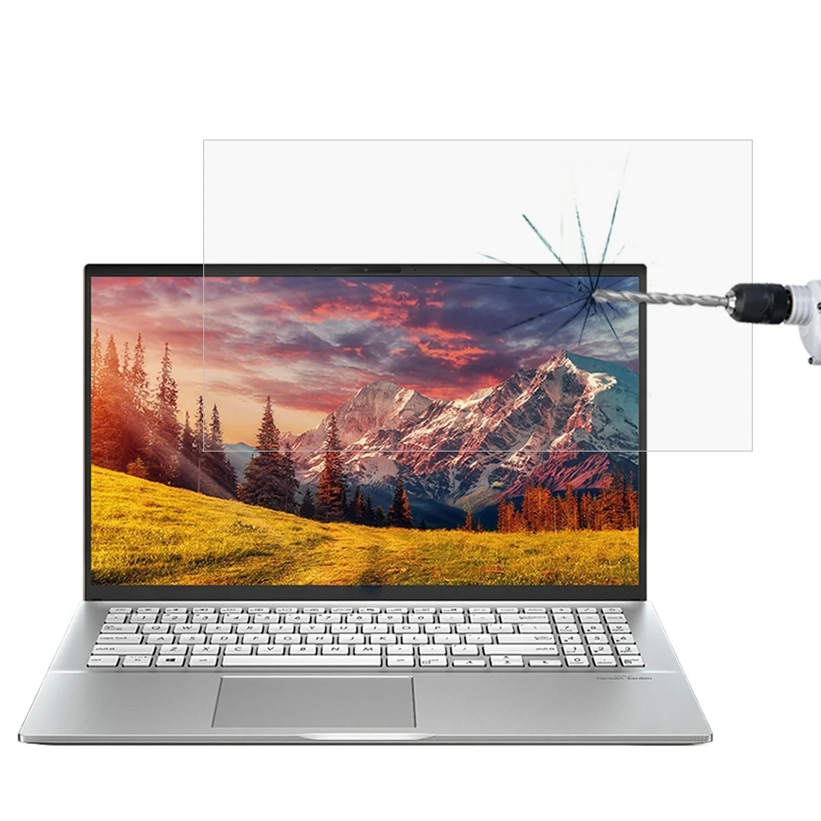 15.6 Hd Tempered Glass Screen Protector for Asus Vivobook15s x - Laptop