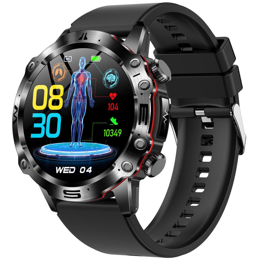 Premium High-End ECG PPG and Blood Sugar Glucose Monitoring Bluetooth Smart Watch