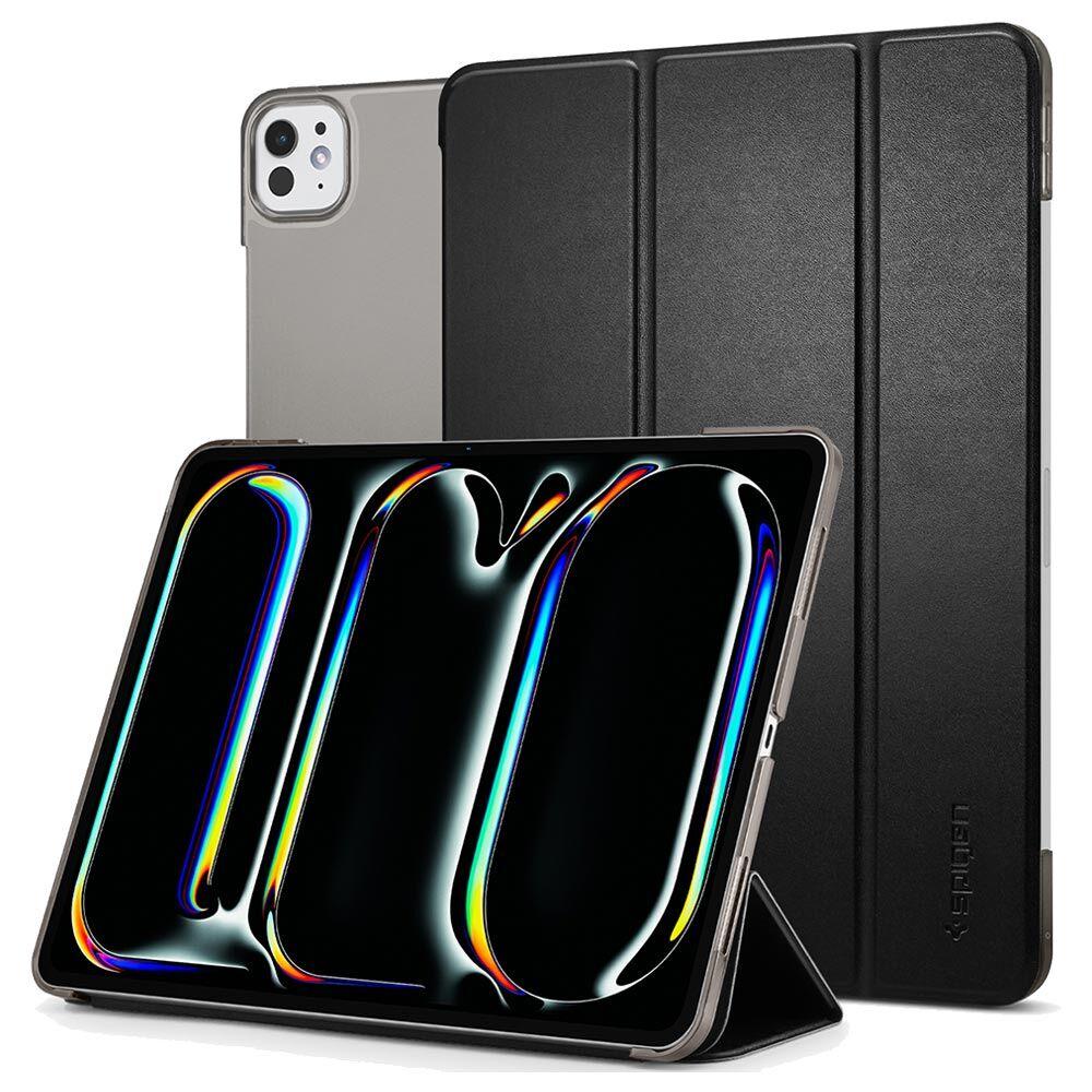 SPIGEN iPad Pro 13-inch M5 M4 (2025/2024) Case, Genuine Smart Fold Autowake Stand Slim Cover for Apple - Black