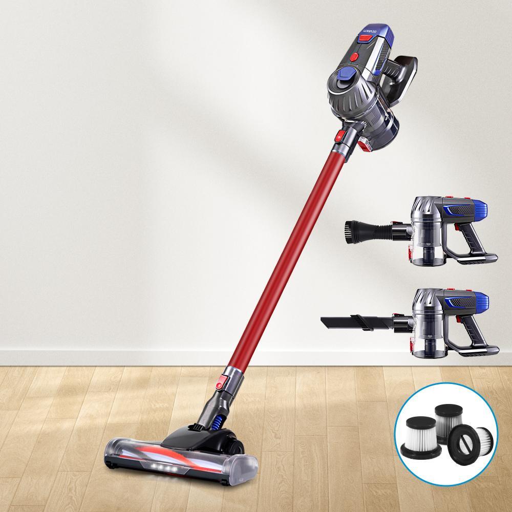 Handheld Vacuum Cleaner Stick Bagless Cordless 2-Speed Spare HEPA Filter