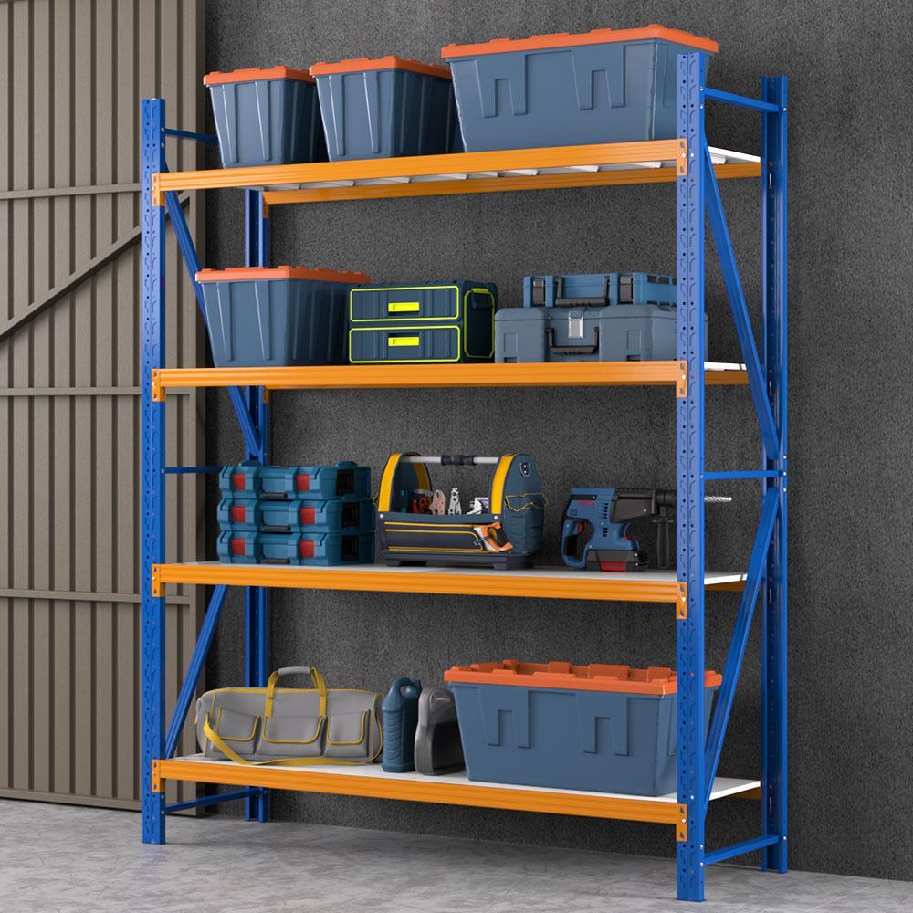 2.4MX2M Garage Shelving Warehouse Rack Pallet Storage Shelves Racking