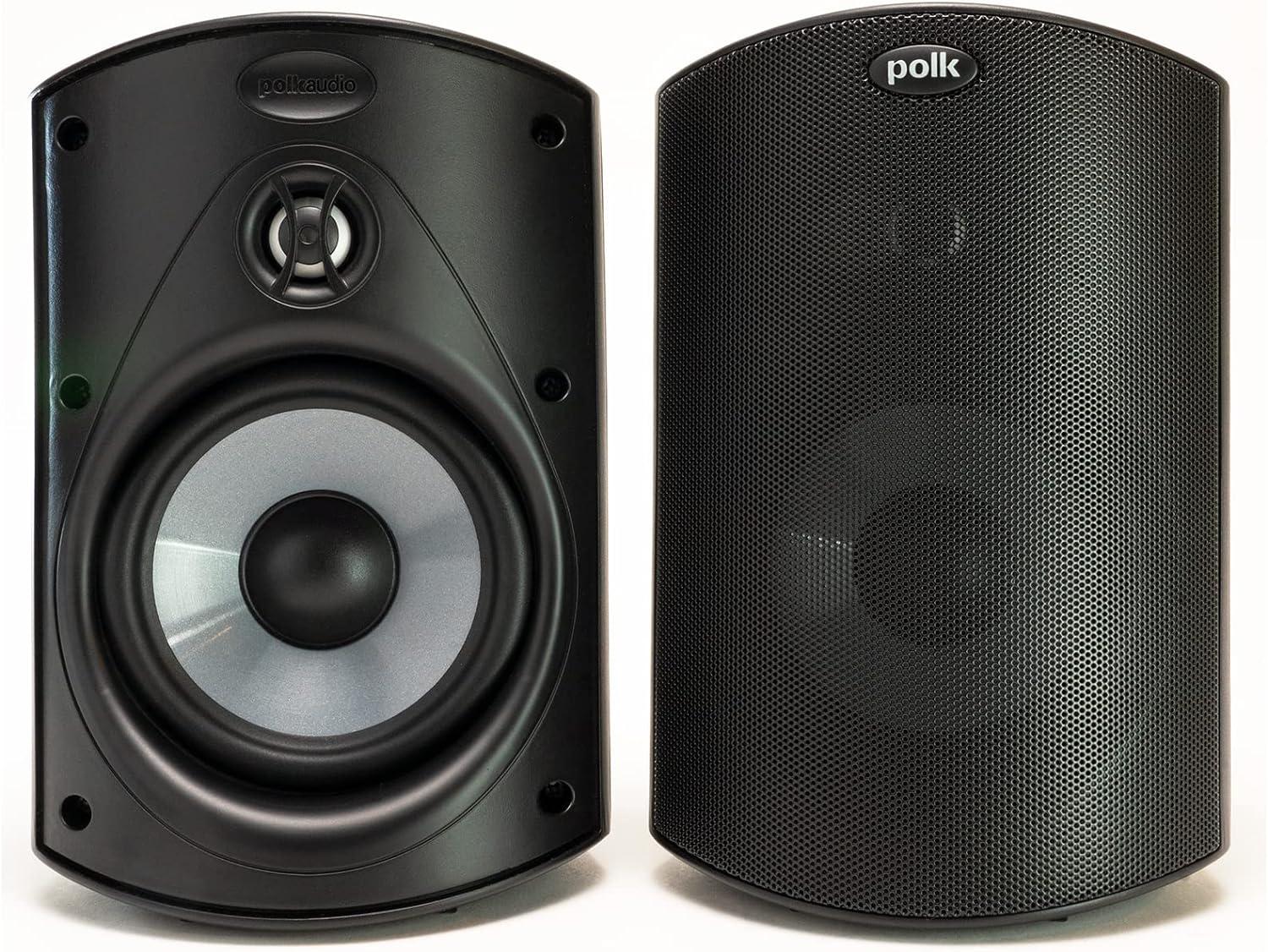 Polk Audio Atrium 4 Outdoor Speakers Black (PAIR)