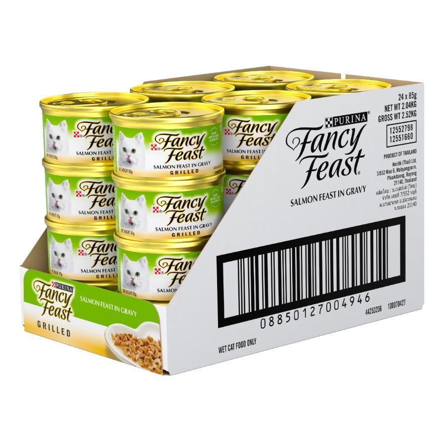 Fancy Feast Grilled Salmon Feast Gravy Gourmet 24X85g