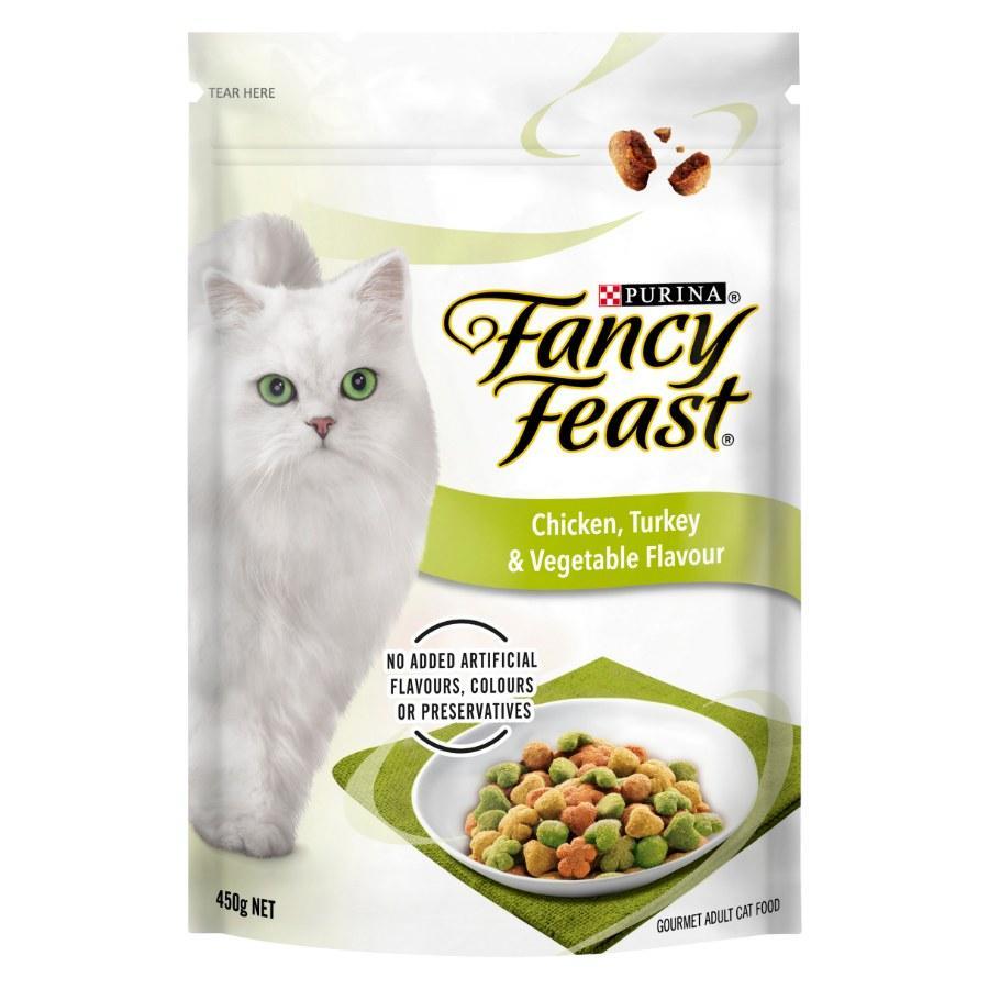 Fancy Feast Dry Chicken Turkey Vegetable 450g