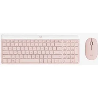 Logitech MK470 Slim Wireless Keyboard and Mouse Combo - Rose