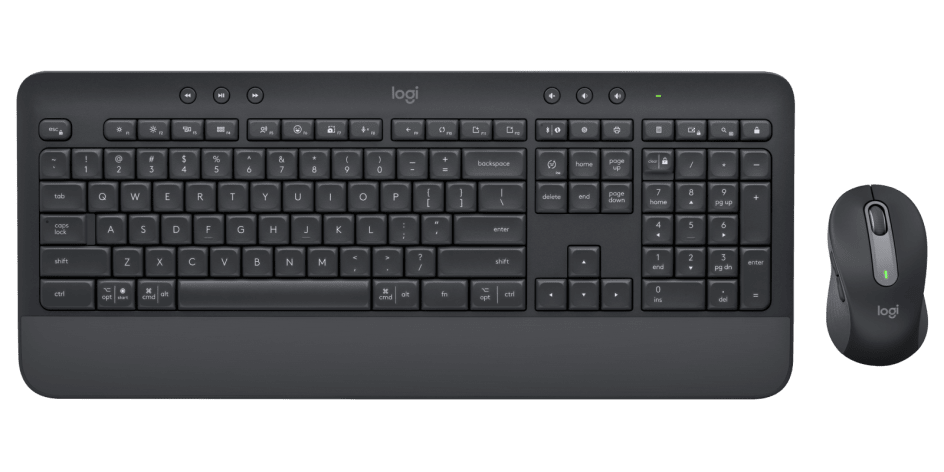Logitech Signature MK650 Wireless Keyboard and Mouse Combo for Business - Graphite