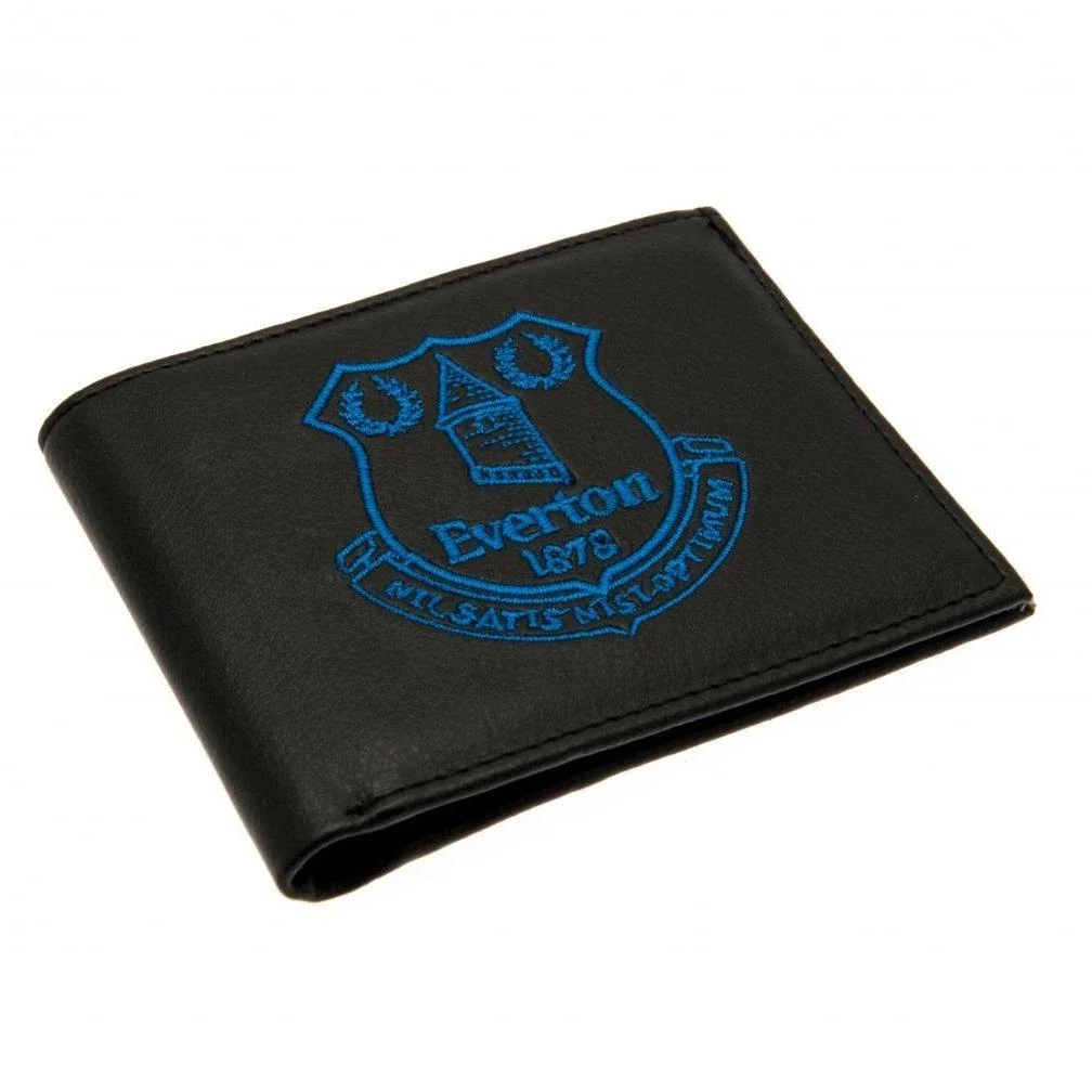 Everton FC Embroidered Wallet (Black) (One Size)