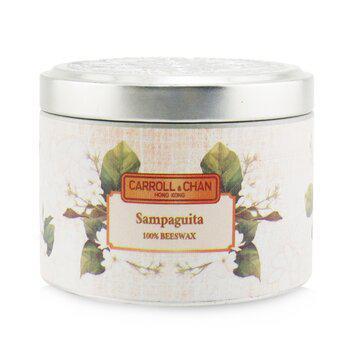 THE CANDLE COMPANY (CARROLL & CHAN) - 100% Beeswax Tin Candle - Sampaguita