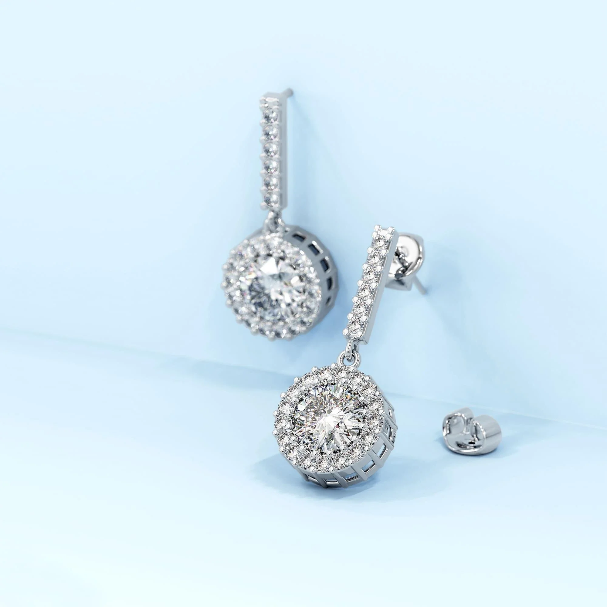 Merida Bloom Earrings Clear