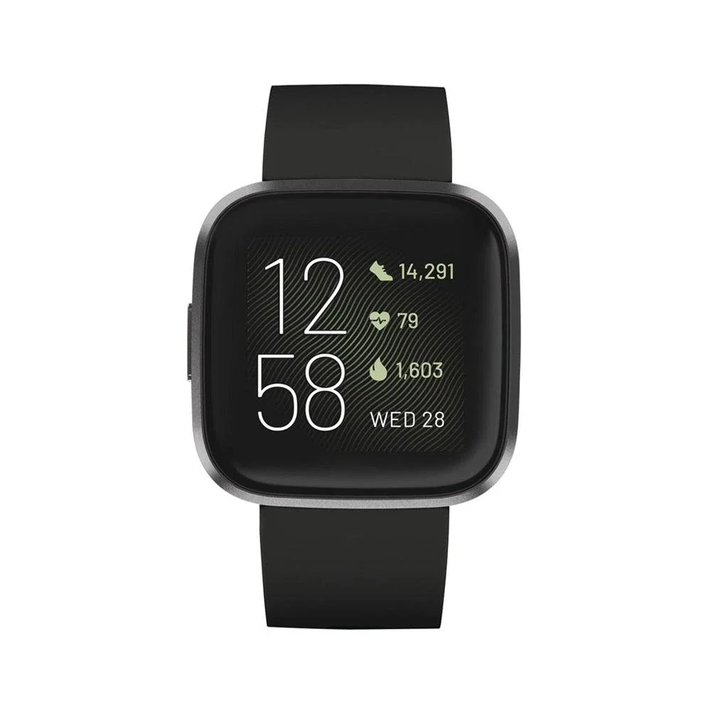 Fitbit Versa 2 SmartWatch Black / Carbon - As New - Refurbished