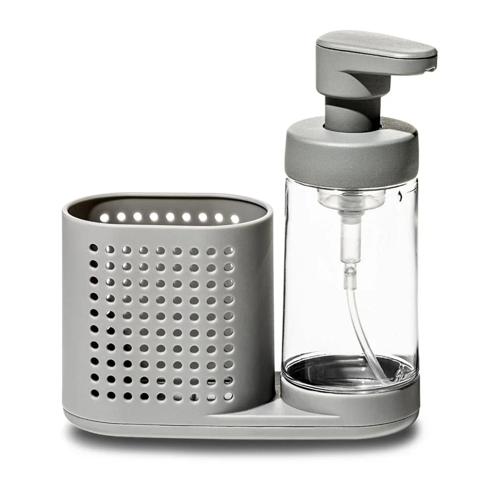 Madesmart Foaming Soap Station Dishwashing Dispenser Compartment 296ml Grey