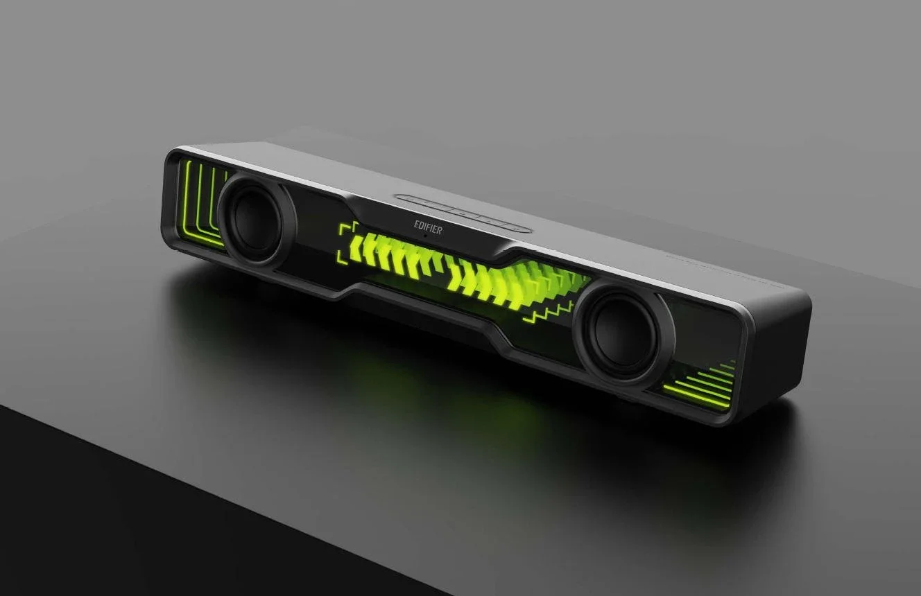 Edifier QS30 Black GTM Deck Version 03 Computer / Tabletop Bluetooth Speaker 2.5W2 (RMS) total output power Dual 2' (52mm) full-range drivers