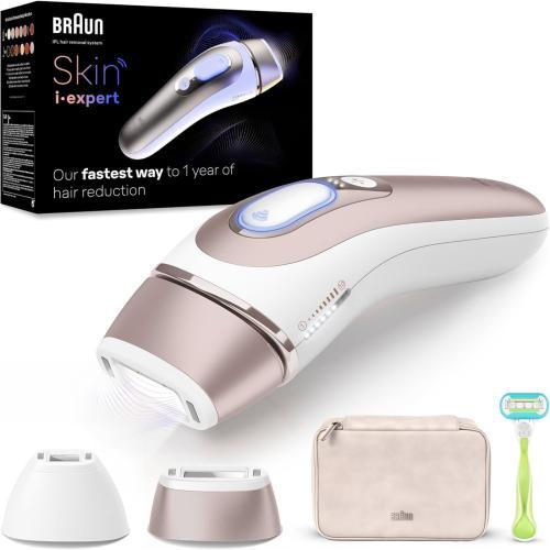 Braun Silk Expert Pro 7 IPL Hair Removal System for Women & Men 2 Attachments -
