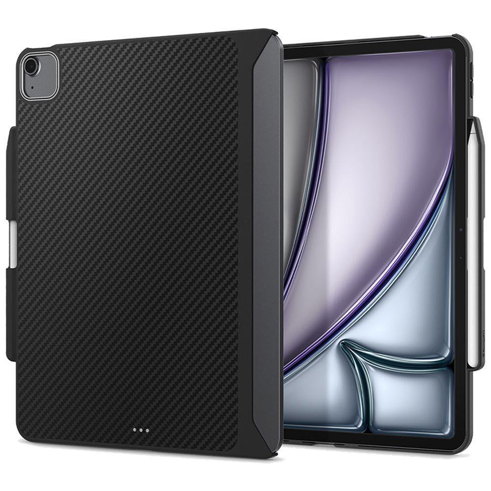 SPIGEN iPad Air 13 Inch M3/M2 (2025/2024) Case, Genuine Enzo Aramid Magnetic Apple Pencil Holder Cover for Apple