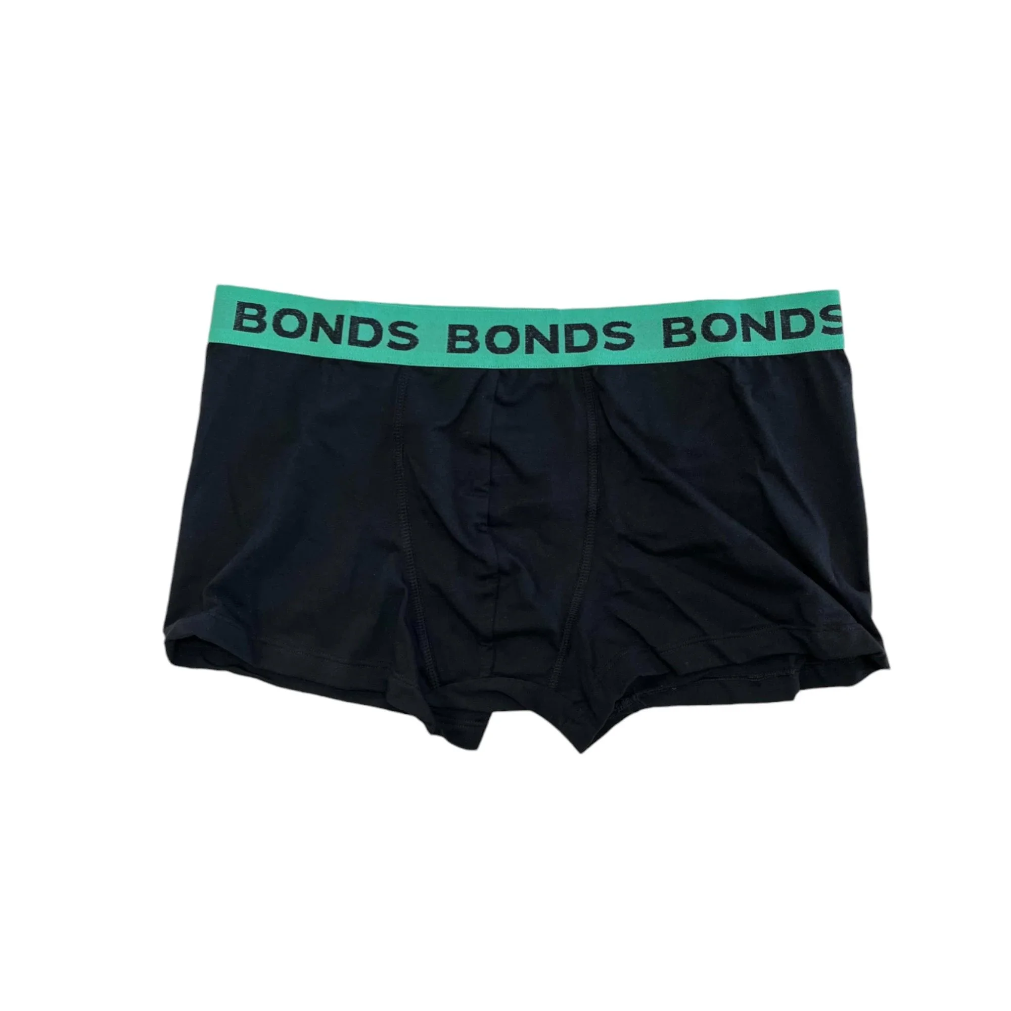 Mens Bonds Core Trunks Black/ Green Underwear