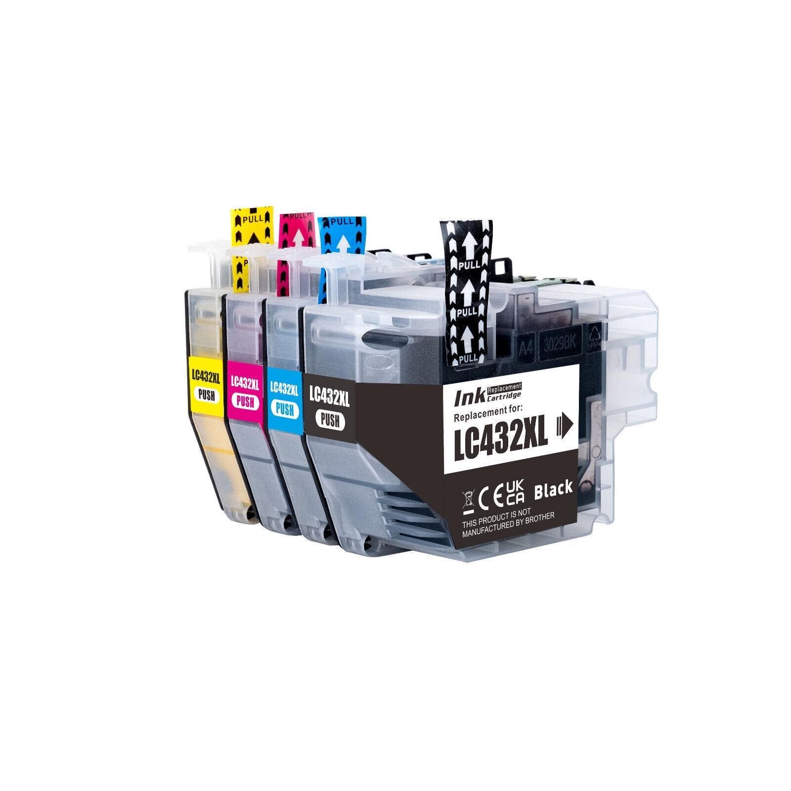 4x LC432XL Generic Ink For Brother MFC J5340DW J5740DW J6540DW J6740DW J6940DW