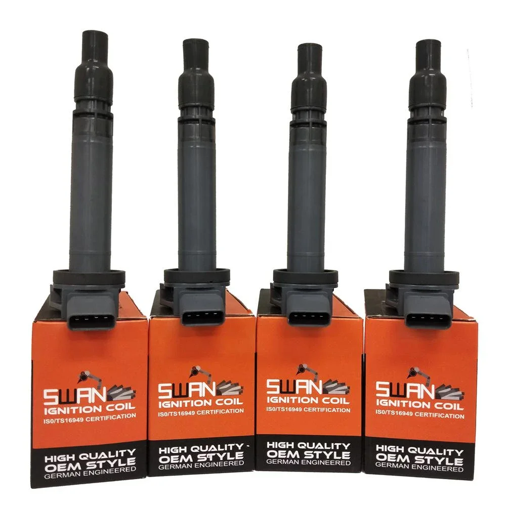 Pack of 4 - SWAN Ignition Coils for Toyota Camry, Vienta & Rav 4