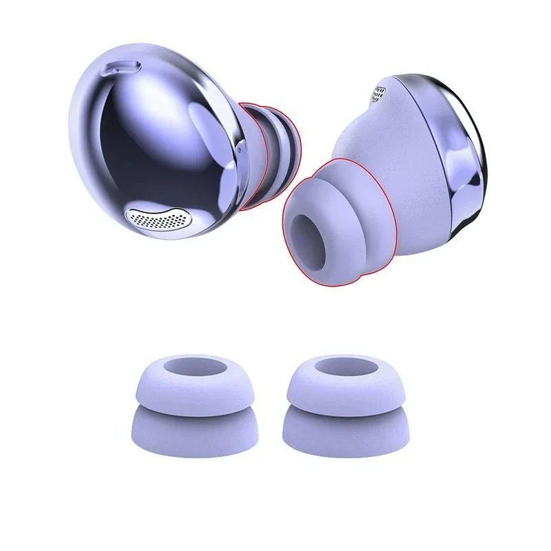 Ahastyle Silicone Earcups For Samsung Galaxy Buds Pro - L - Purple