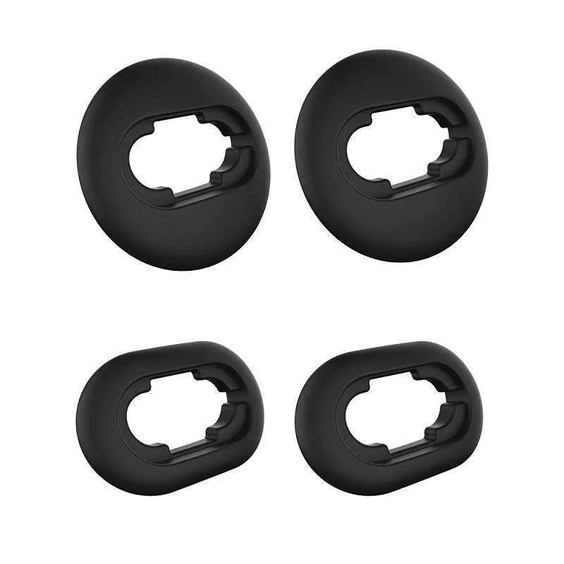 2 Pairs Silicone Earplug Caps For Samsung Galaxy Buds Live - Bluetooth - Black-2 Pairs