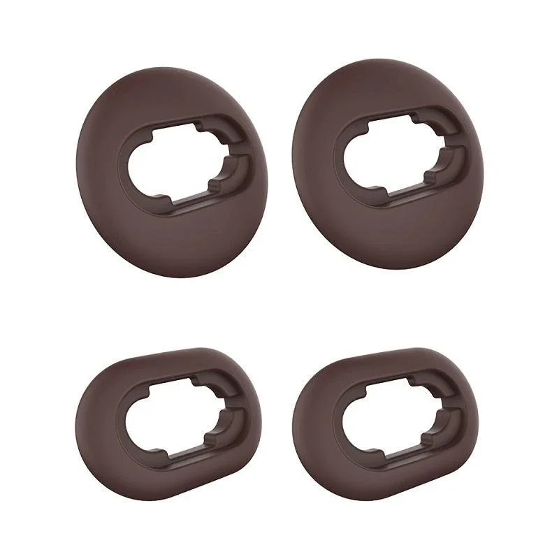 2 Pairs Silicone Earplug Caps For Samsung Galaxy Buds Live - Bluetooth - Brown-2 Pairs