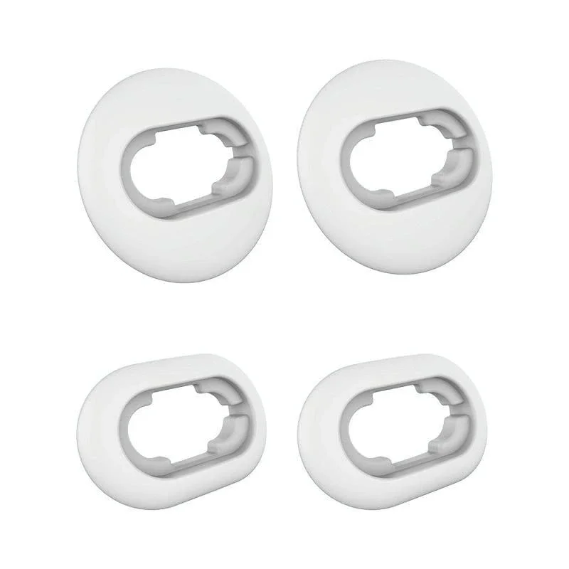 2 Pairs Silicone Earplug Caps For Samsung Galaxy Buds Live - Bluetooth - White-2 Pairs