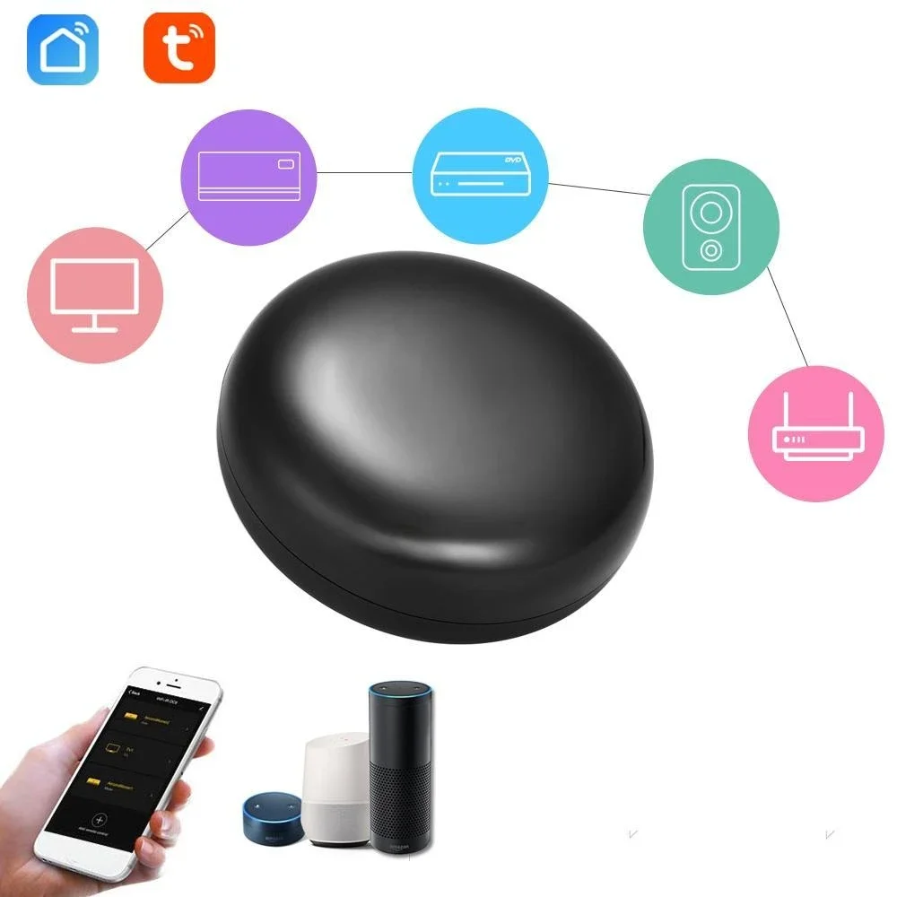Smart Wifi Ir Controller For Smart Life & Alexa / Google Home