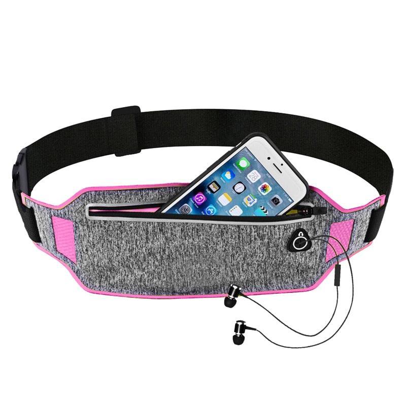 Mobile Phone Earphones Running Waist Pouch Sports Belt