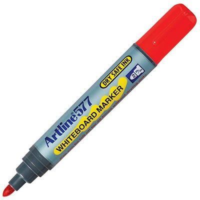 Artline 577 Whiteboard Markers Red