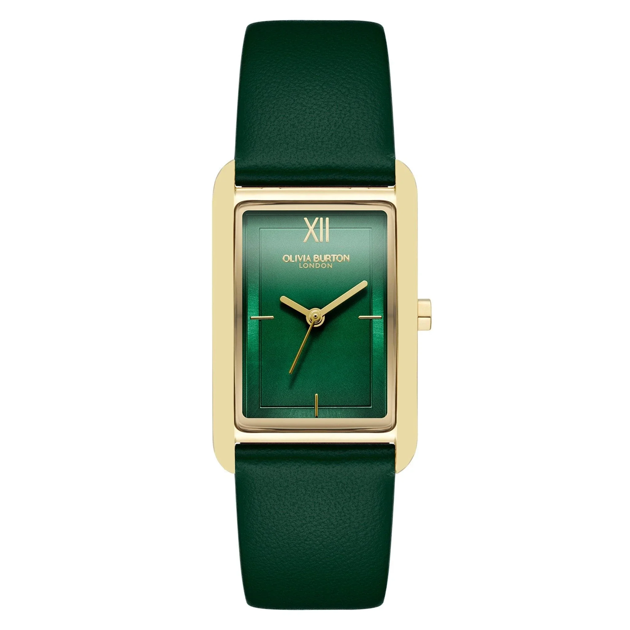 Olivia Burton Green Forest Leather Women's Watch - 24000199