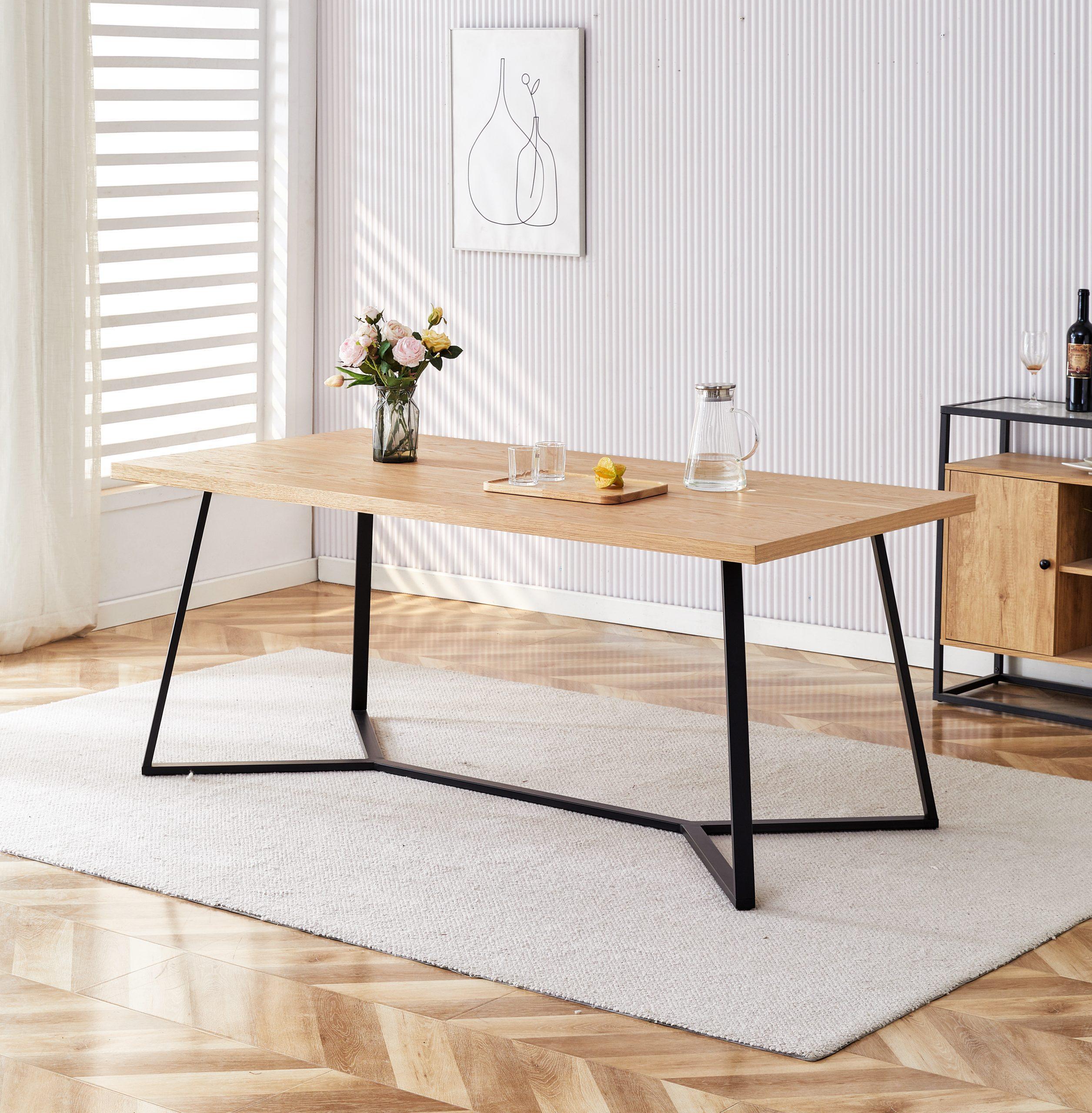 Avril Dining Table, Oak veneer