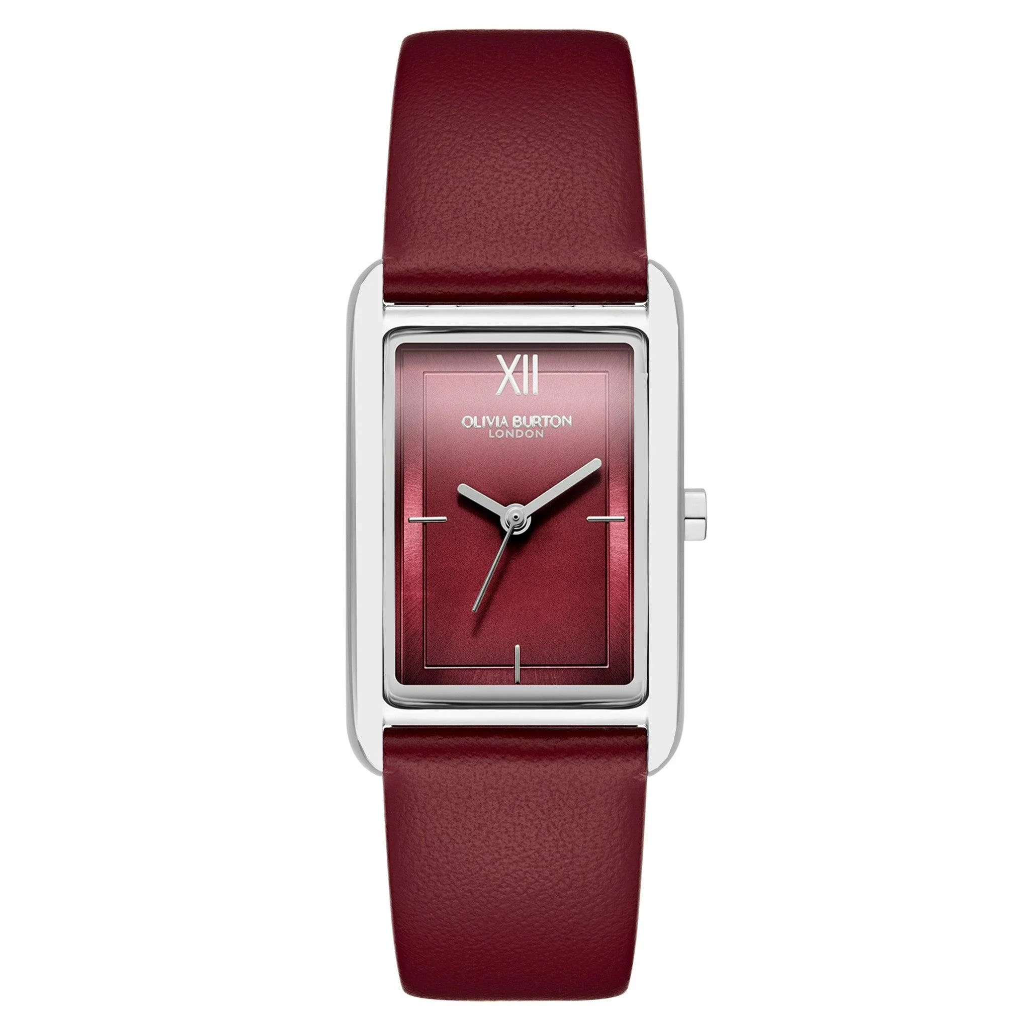 Olivia Burton Cranberry Leather Women's Watch - 24000198
