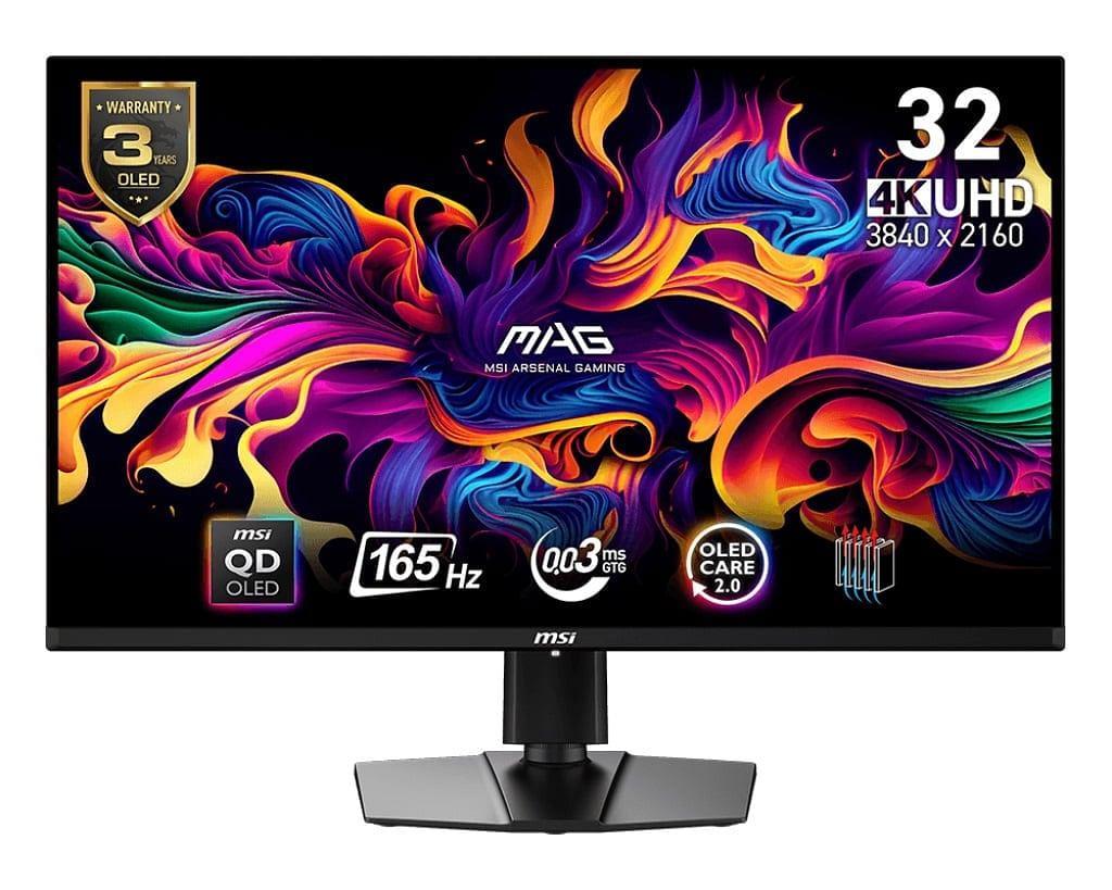 MSI MAG 321UP 31.5" 4K UHD QD-OLED 0.03ms 165Hz Adaptive Sync Gaming Monitor [MAG 321UP QD-OLED]