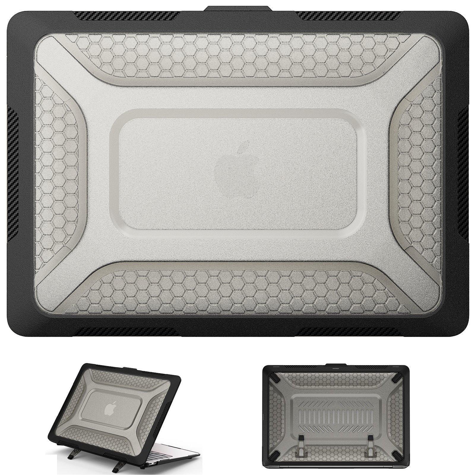 MCC Shockproof MacBook Pro 14-inch M4 2024 Tough Case Cover Apple-A3112 A3185 A3401 [Black]