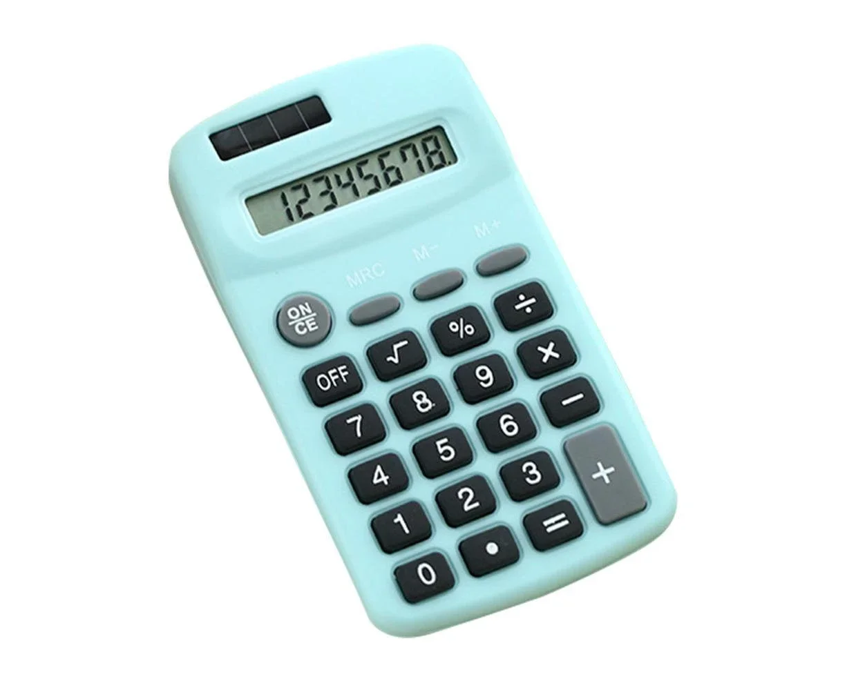 Mini Cute Calculator 8 Digits Solar & Battery Powered
