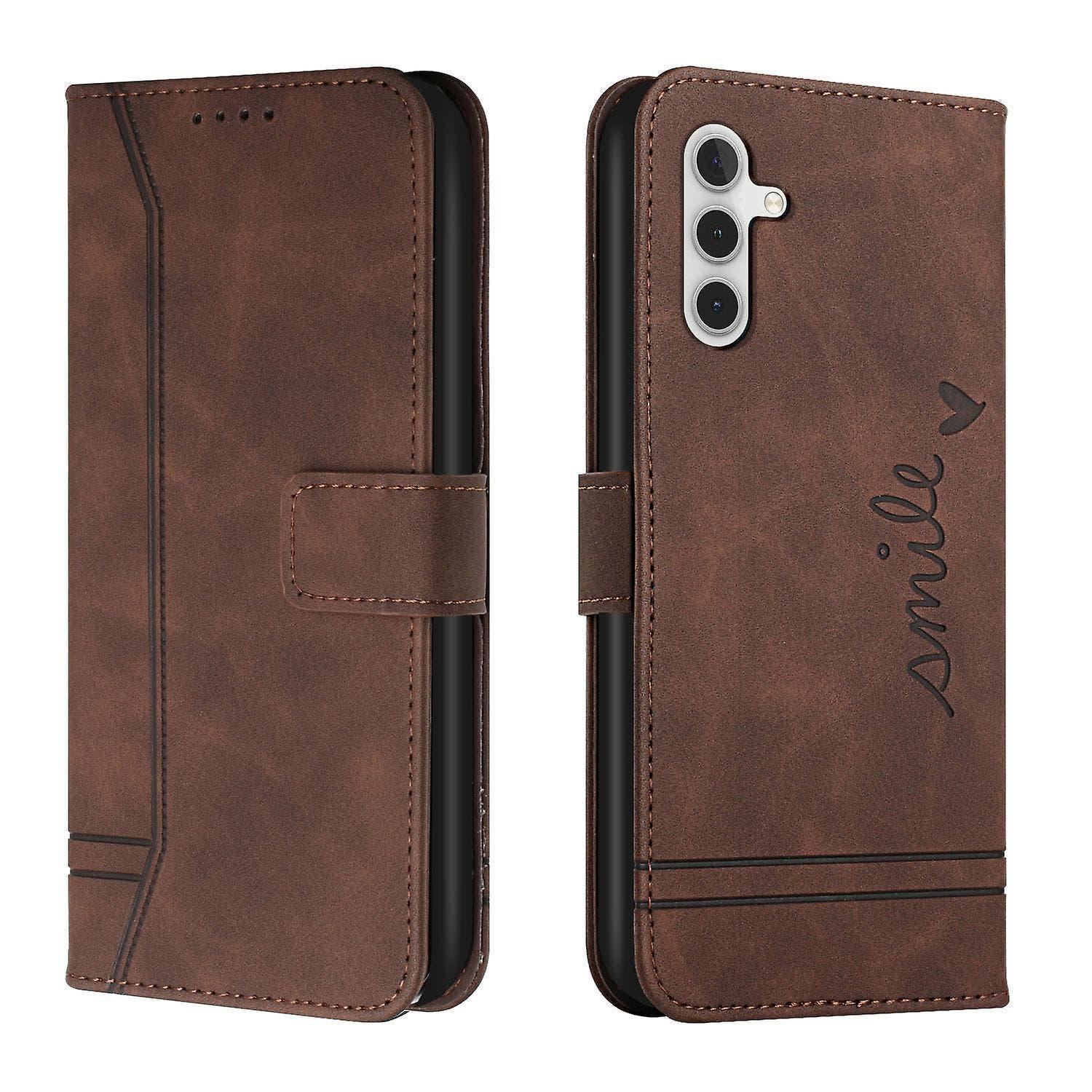 Moto G Stylus 5G Flip Wallet Stand Case - Brown