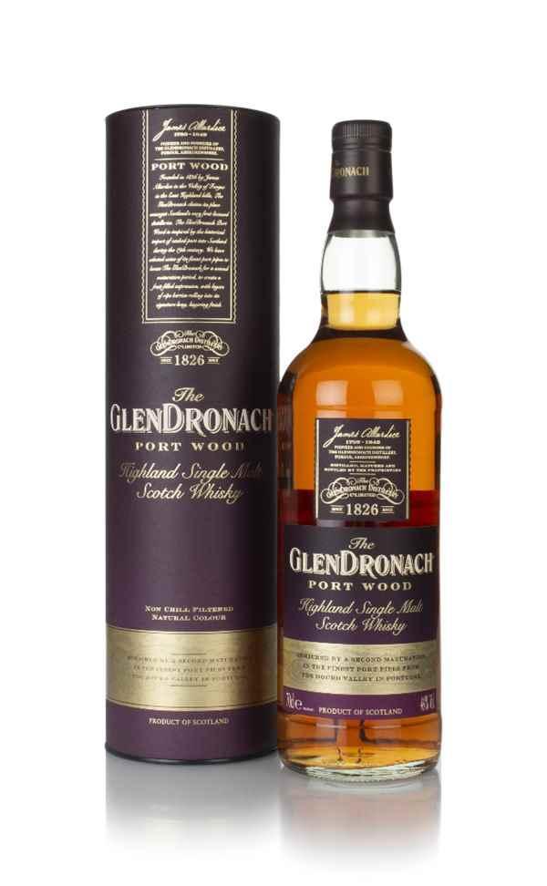 Glendronach Port Wood Single Malt Scotch Whisky 46% ABV 700ml