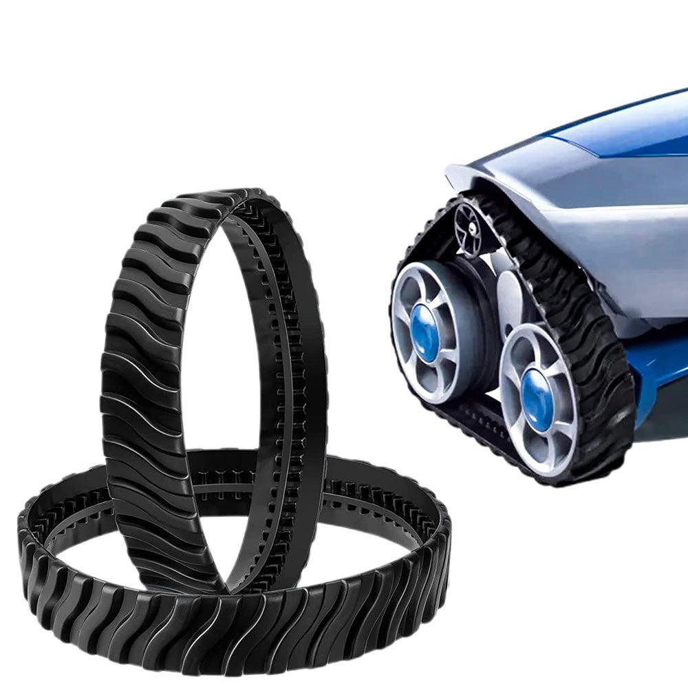 2Pcs Replacement Tracks Tyres Wheels Compatible with ZodiacMx6/Mx8 and Mx6/ Mx8 Elite