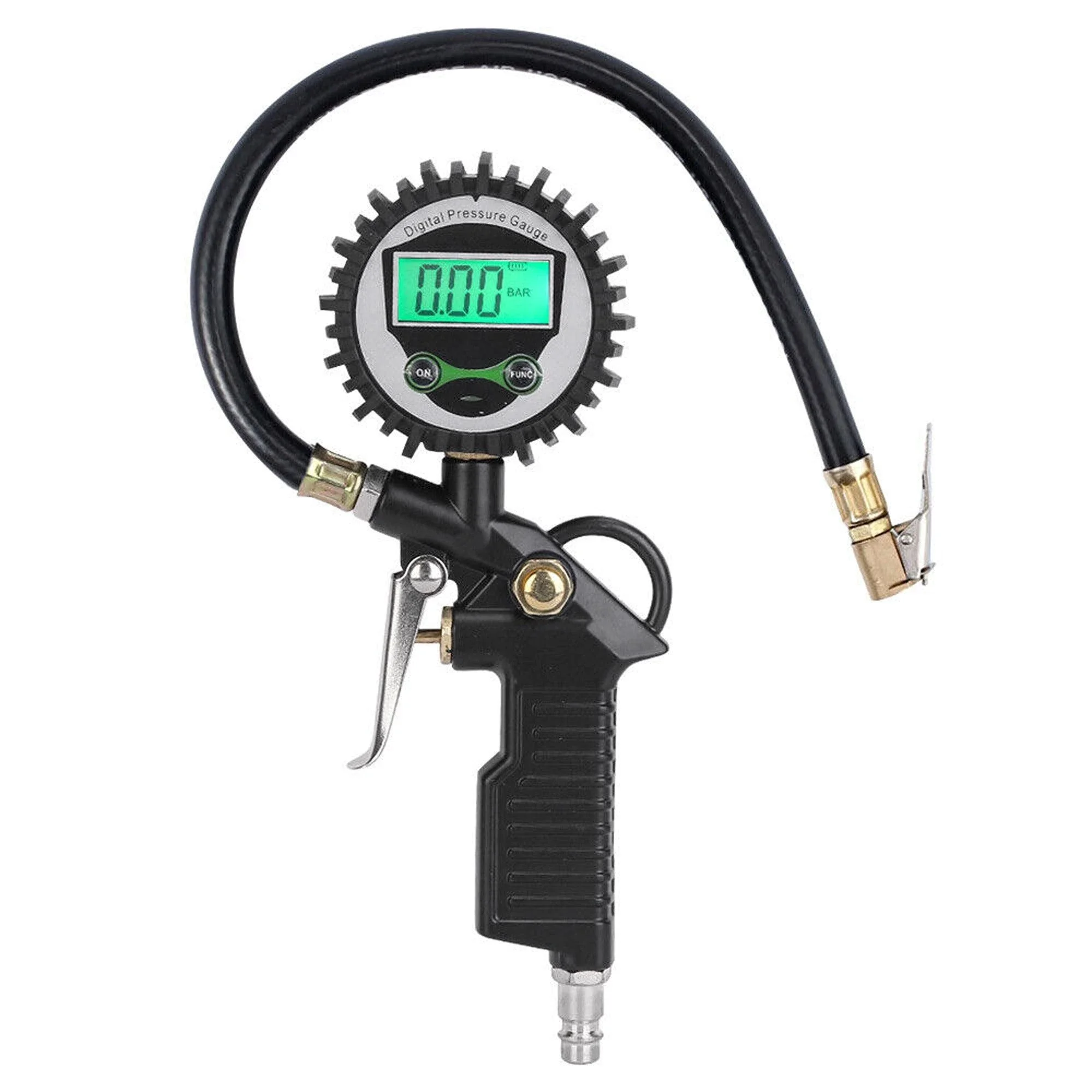 Digital Tyre Pressure Gauge with Air Inflator for Trucks and Cars