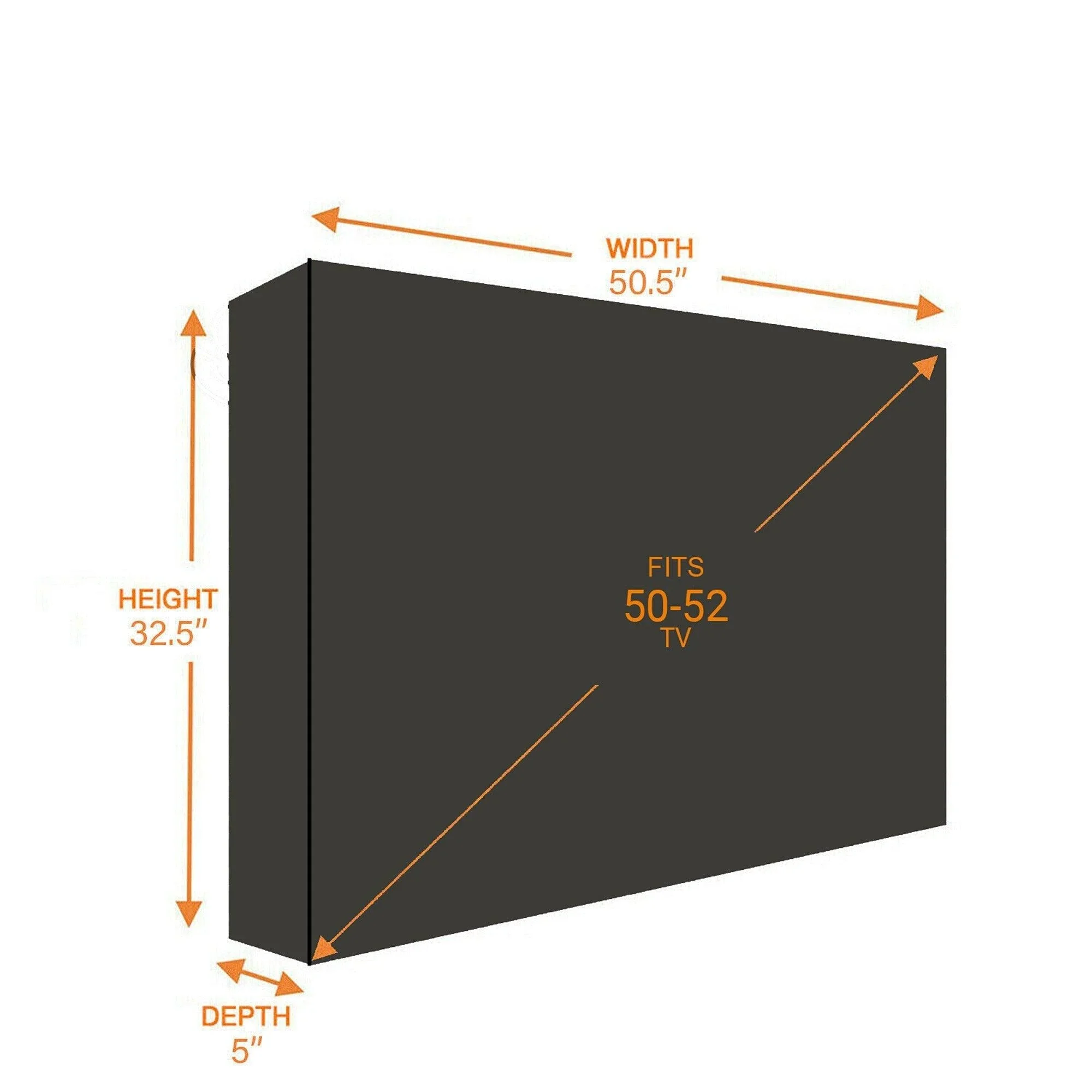 Outdoor TV Cover Dustproof and Waterproof for Flat Screen Televisions