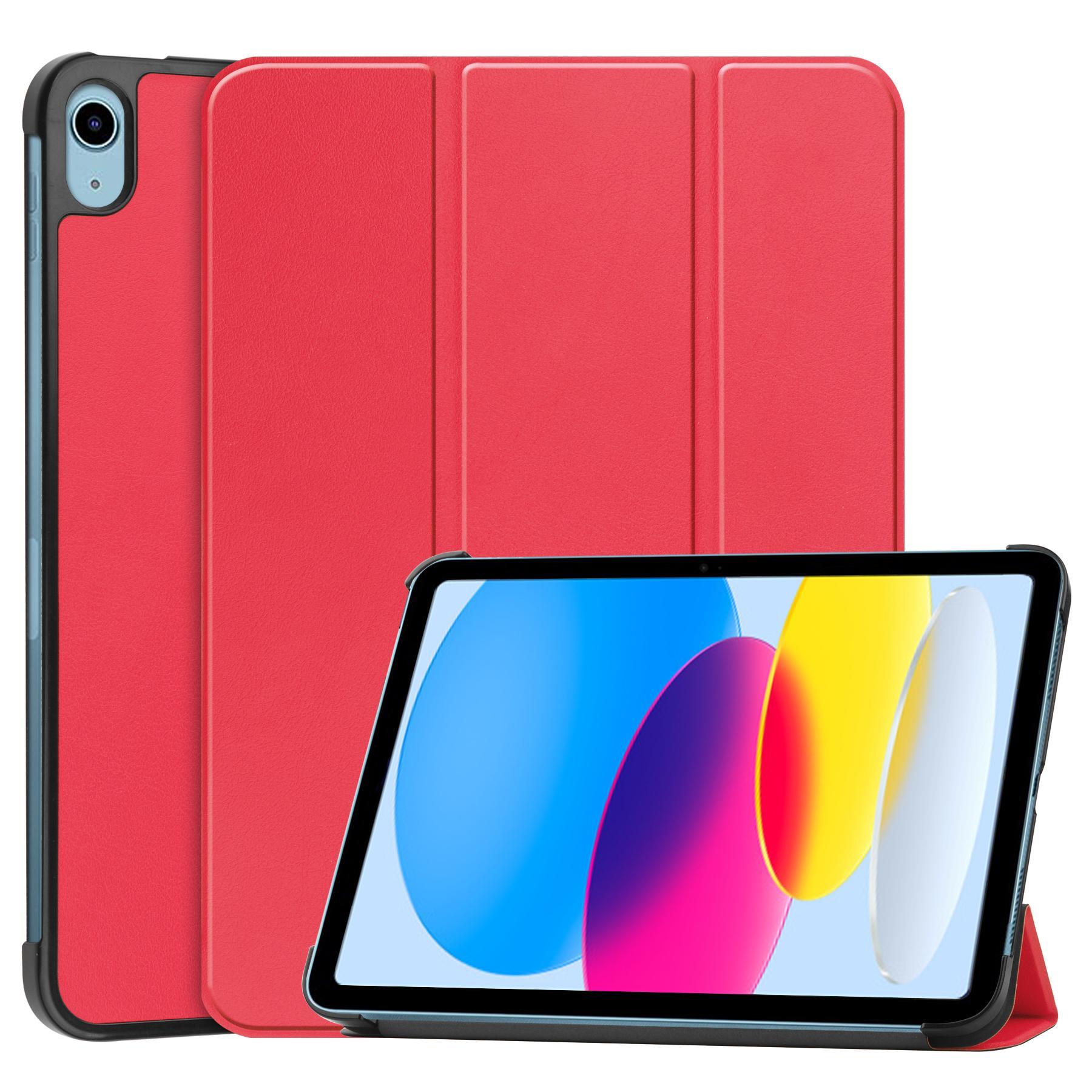 MCC iPad (A16) 11" 2025 Smart PU Leather Apple Case Cover iPad11 11th Gen Inch [Red]