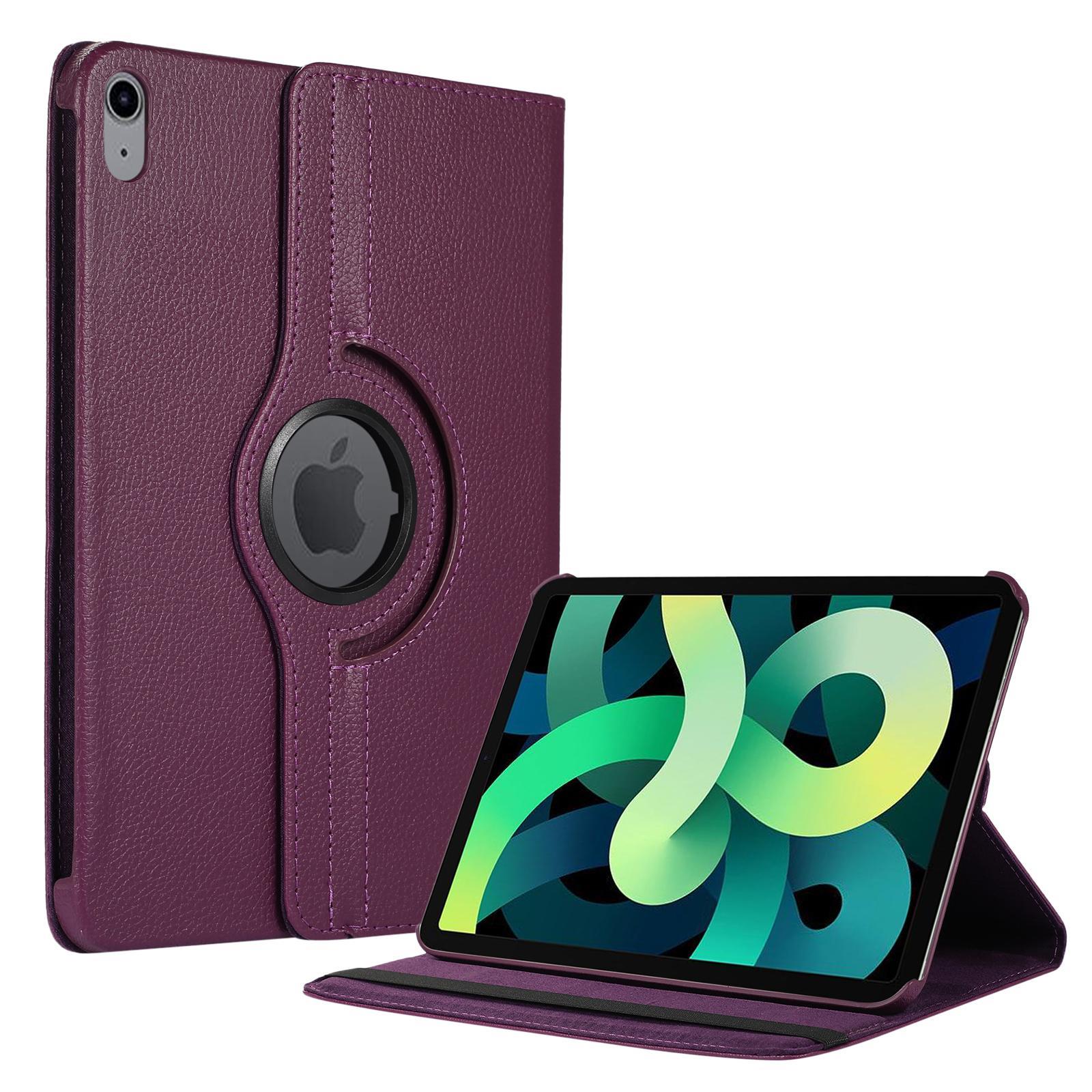 MCC iPad (A16) 11" 2025 11th Gen 360 Rotate Leather Case Cover Apple iPad11 Inch [Purple]