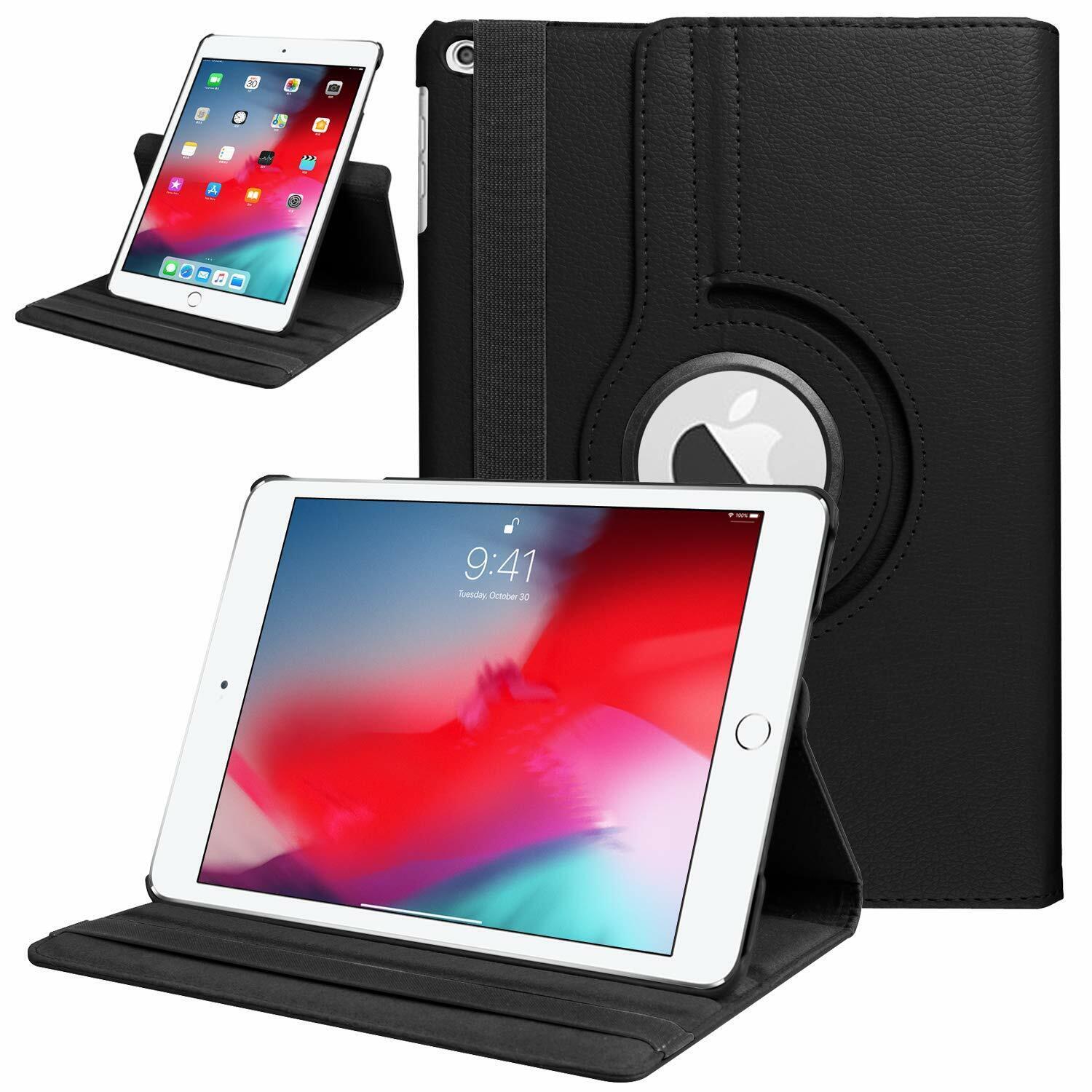 360 Rotate Leather Case Cover For Apple iPad Air 11 inch 2024 2025 - Black