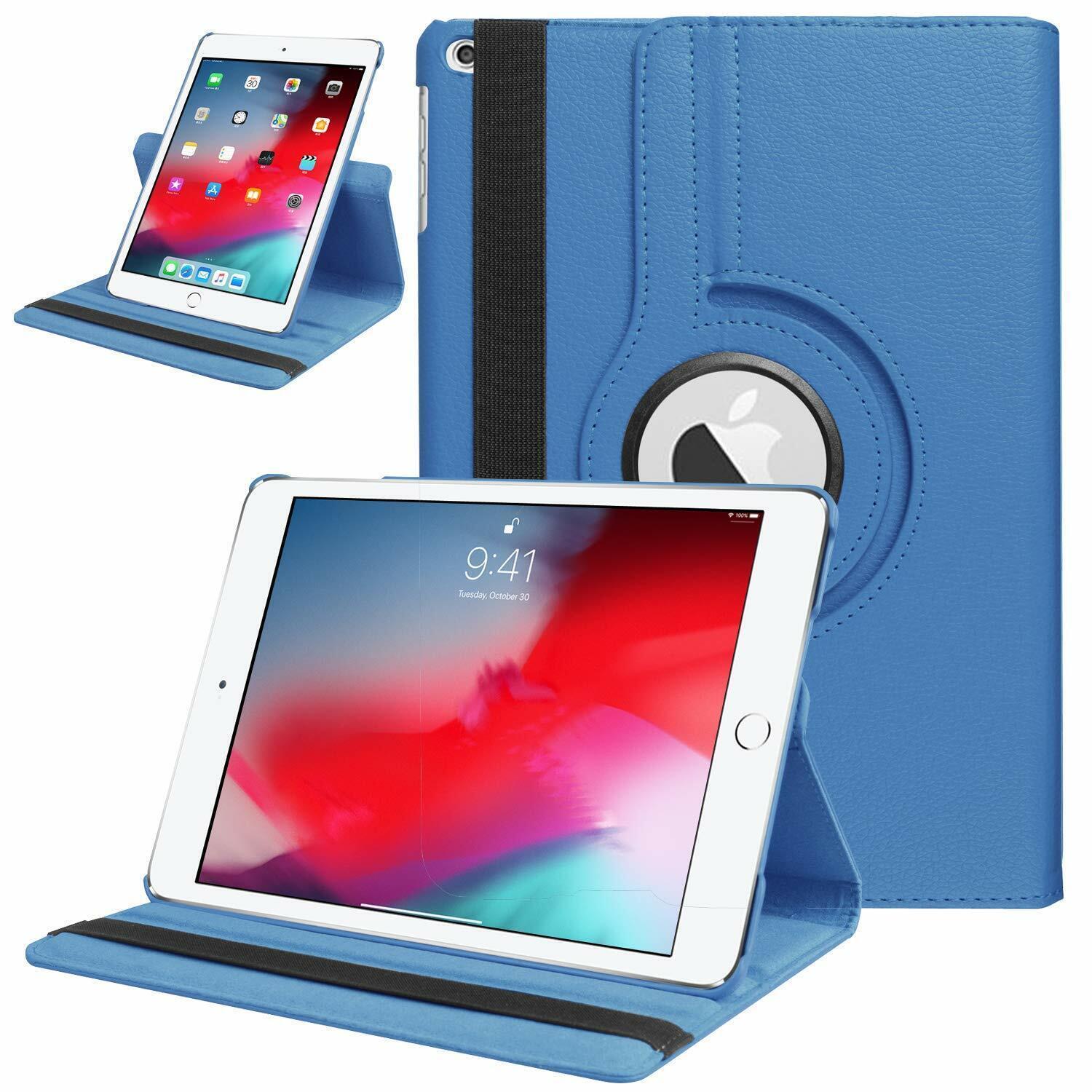 360 Rotate Leather Case Cover For Apple iPad Air 11 inch 2024 2025 - Light Blue