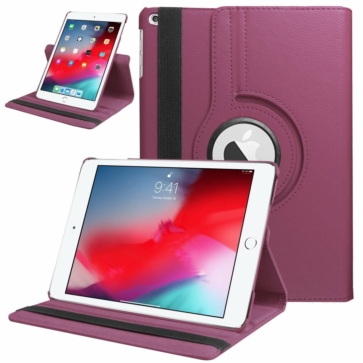 360 Rotate Leather Case Cover For Apple iPad Air 11 inch 2024 2025 - Purple