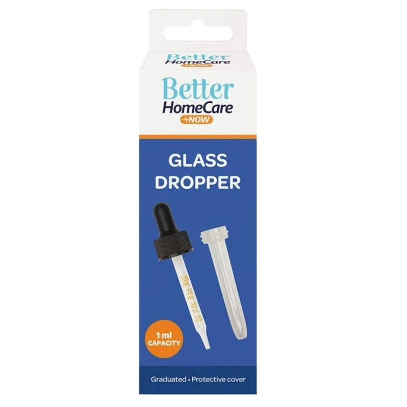 Better Home Care Now Glass Eye Dropper