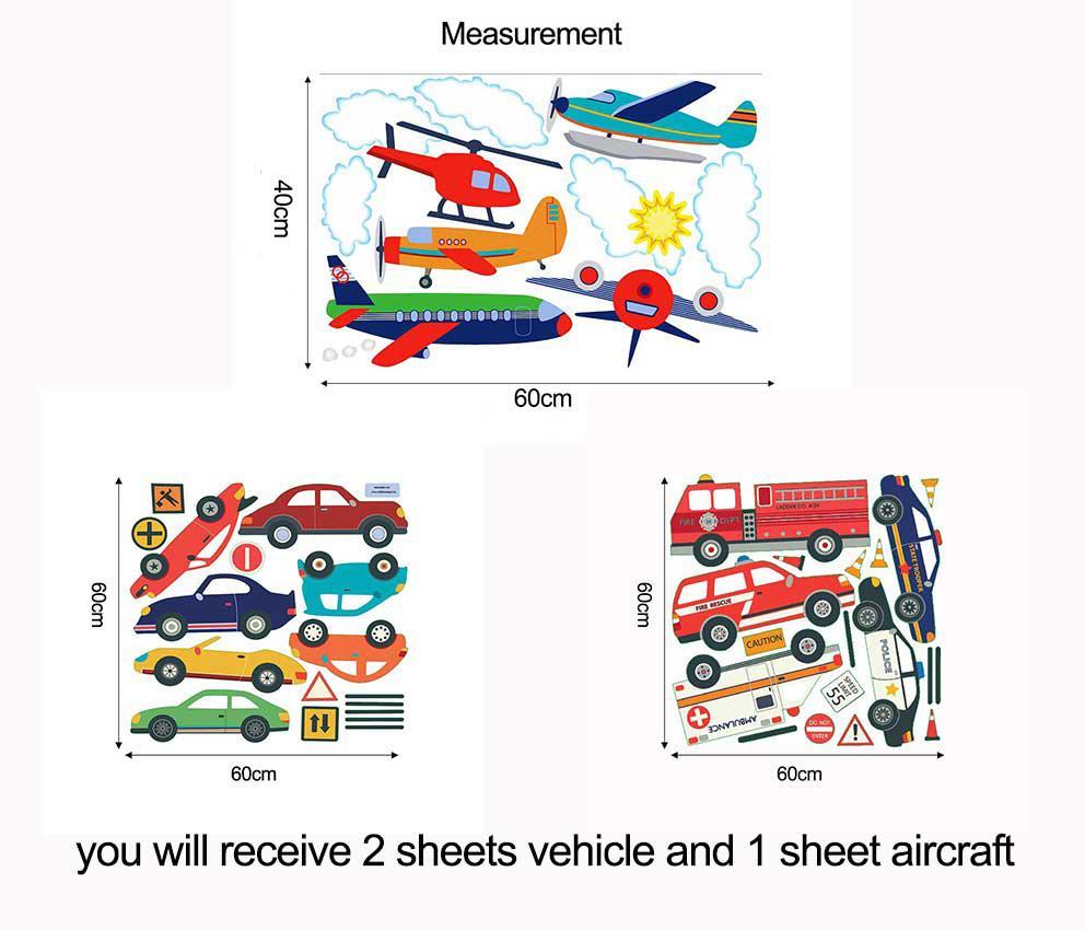 Vehicle Airplane Wall Stickers